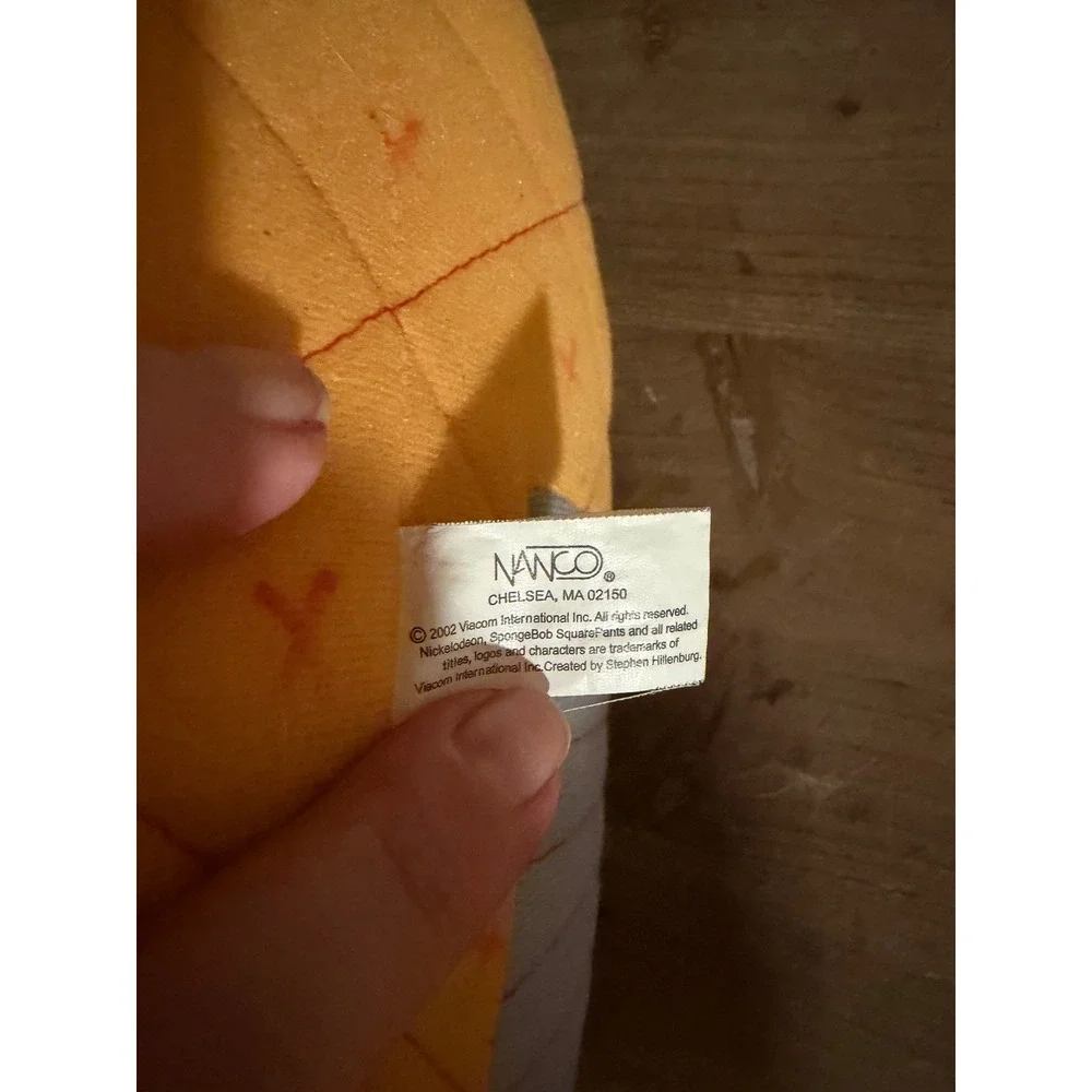 Vintage 2002‎ Nanco SpongeBob SquarePants Pineapple House Plush Toy Nickelodeon